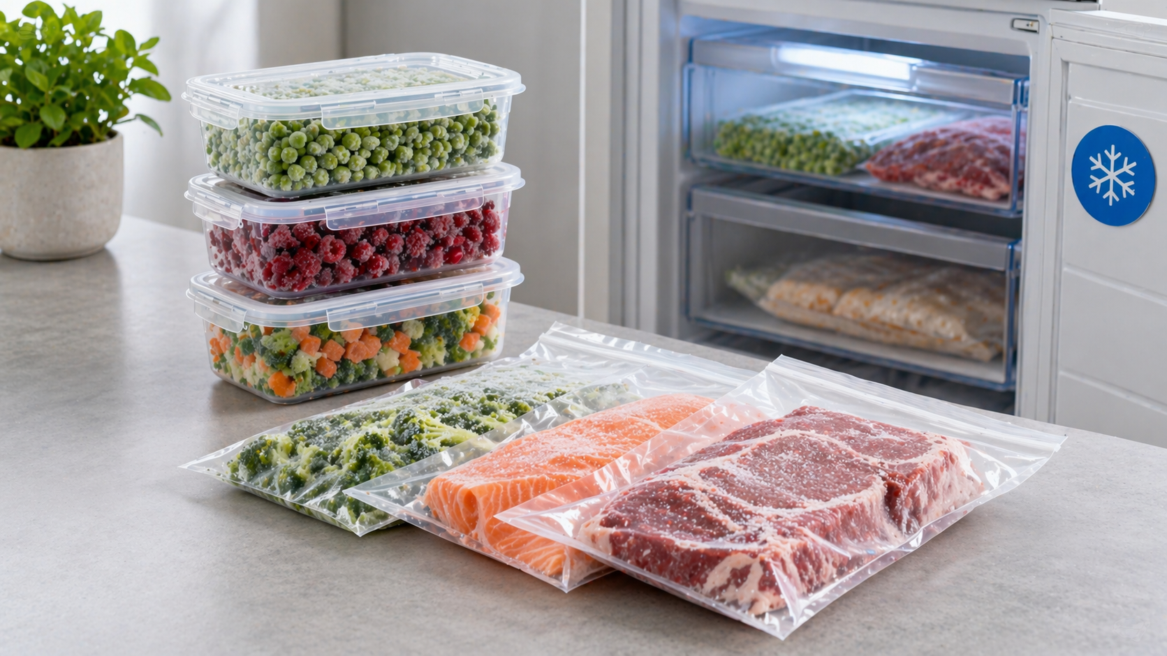 Einfrieren ohne Gefrierbrand