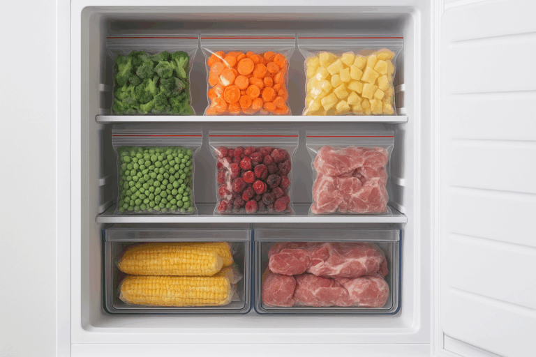 Gefrierschrank organisieren