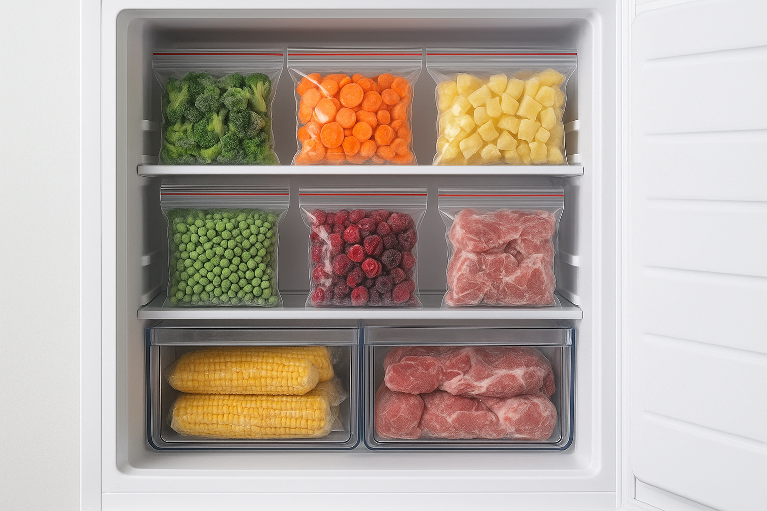 Gefrierschrank organisieren