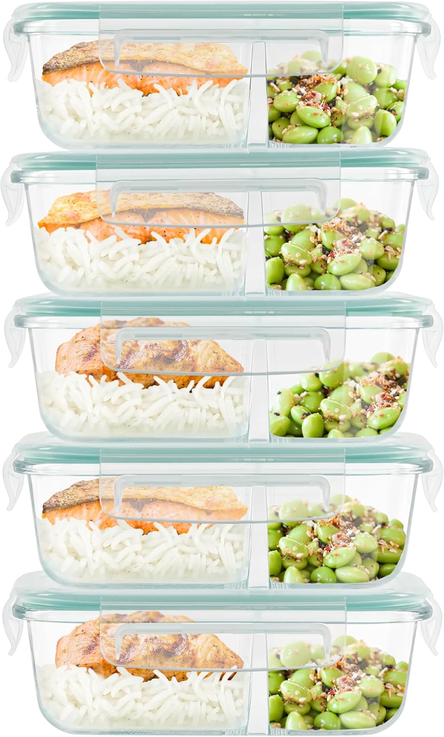 Mealprep-Boxen mit Unterteilung