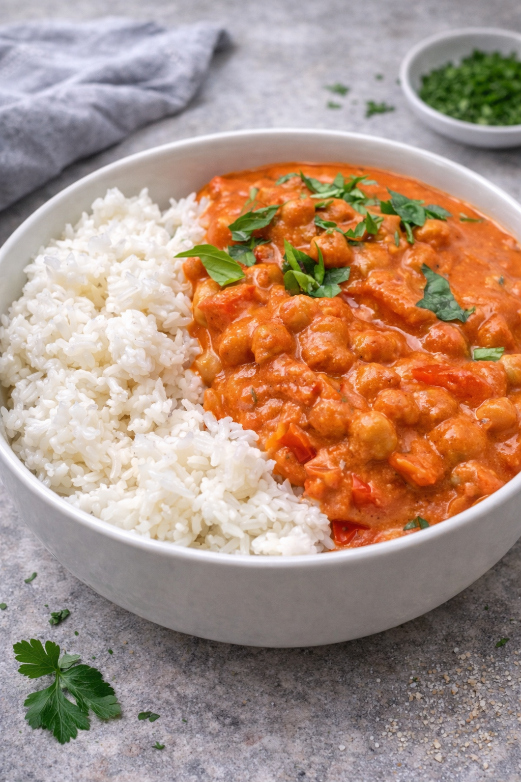 Kichererbsen-Kokos Curry